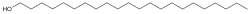 Skeletal formula of docosanol