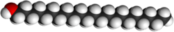 Spacefill model of docosanol