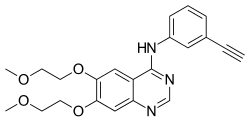 Erlotinib, an anti-tumor agent.