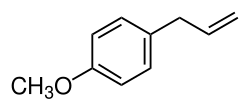 Skeletal formula of estragole