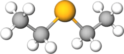 3D model of Diethyl selenide