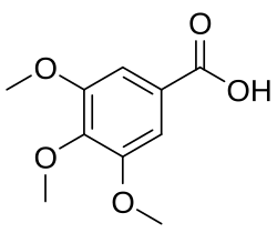 Chemical structure of eudesmic acid