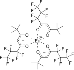 Skeletal formula of EuFOD