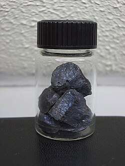 Sample of iron(II) sulfide