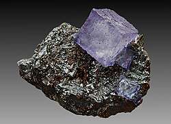 Fluorite and sphalerite, from Elmwood mine, Smith county, Tennessee, US
