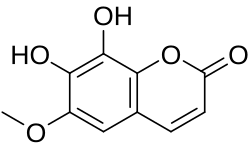 Chemical structure of fraxetin.