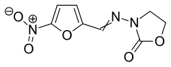 Structural formula of furazolidone