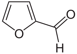 Furfural, derived from sugars, is the major source of furans.
