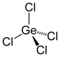 Germanium tetrachloride - structural formula