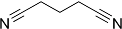 Skeletal formula of glutoronitrile