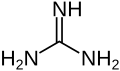 Skeletal formula of guanidine