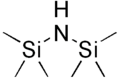 Structural formula of bis(trimethylsilyl)amine