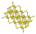 3D model of the structure of hawleyite