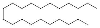 Structural formula of heneicosane