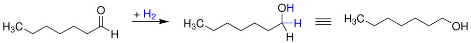 Synthese von 1-Heptanol