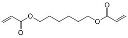 Hexandiol diacrylate, a bifunctional acrylate