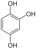 Chemical structure of hydroxyquinol