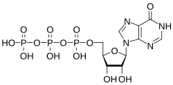 2D Molecular Structure of Inosine Triphosphate