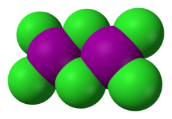 Space-filling model of the dimer