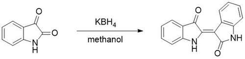 Isatin dimerization