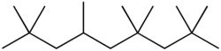 Skeletal formula of icocetane