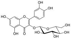 Isoquercitrin structure