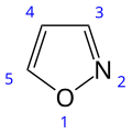 Skeletal formula with numbers