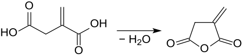 Synthese von Itaconsäureanhydrid aus Itaconsäure