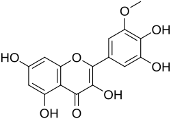 Chemical structure of laricitrin