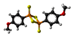 3D model of the Lawesson's reagent molecule