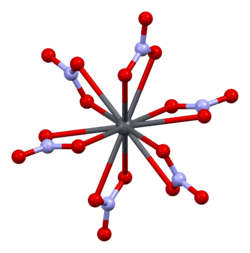 Coordination sphere of the Pb2+ ion