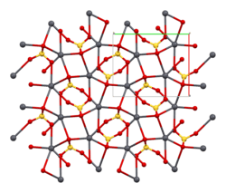 Crystal structure of lead(II) sulfate