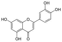 The chemical structure of luteolin