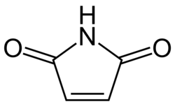 Structural formula of maleimide