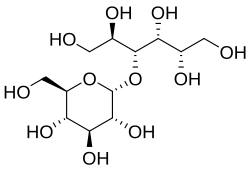 Chemical structure of maltitol