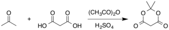 Original synthesis of Meldrum's acid