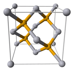 Mercury(II) selenide unit cell