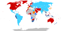 World map of availability of Metamizole