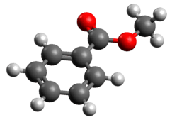 3D model of methyl benzoate