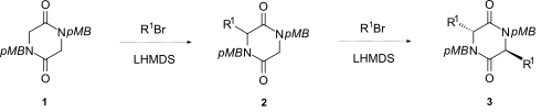 Enolate akylation at C-3 and C-6