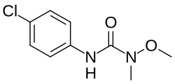 Skeletal formula of monolinuron