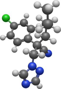 Kekulé, skeletal formula of myclobutanil