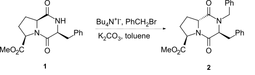 N-Alkylation of 2,5-Diketopiperazines and epimerisation