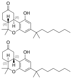 Skeletal formula of nabilone