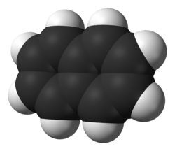 Spacefill model of naphthalene