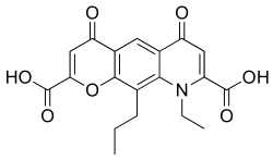 Structural formula of nedocromil
