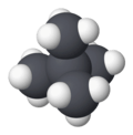 Spacefill model of neopentane