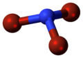 Nitrogen tribromide molecule