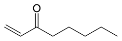 Skeletal formula of oct-1-en-3-one