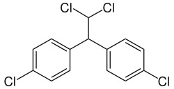 Skeletal formula of DDD